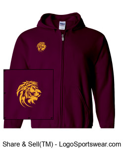 Adult Zip Up Hoodie Design Zoom